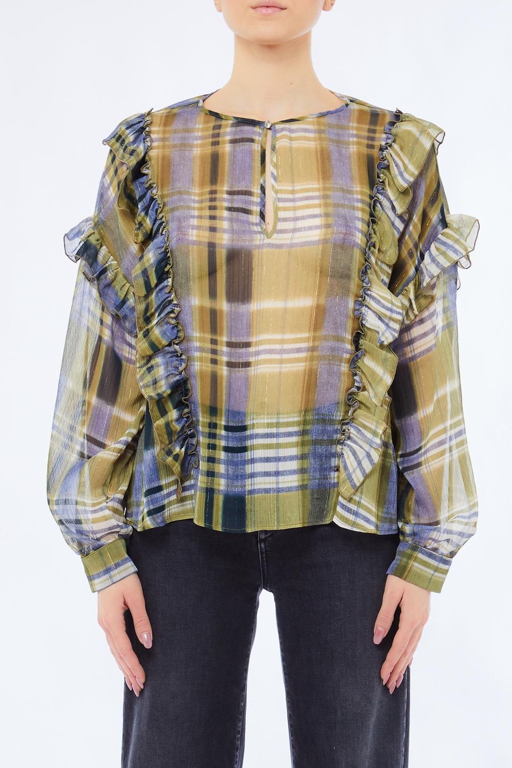 BLOES VAN LIU JO MF5189-T3607 P9116 BRUSHED CHECK