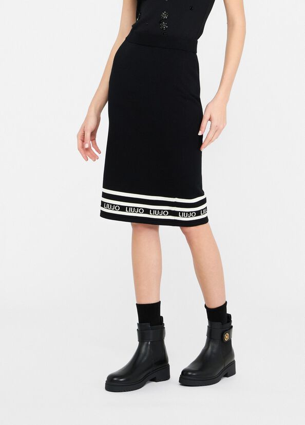 ROK VAN LIU JO TF5217-MS63L 03N66 NERO/BIANCO LATTE