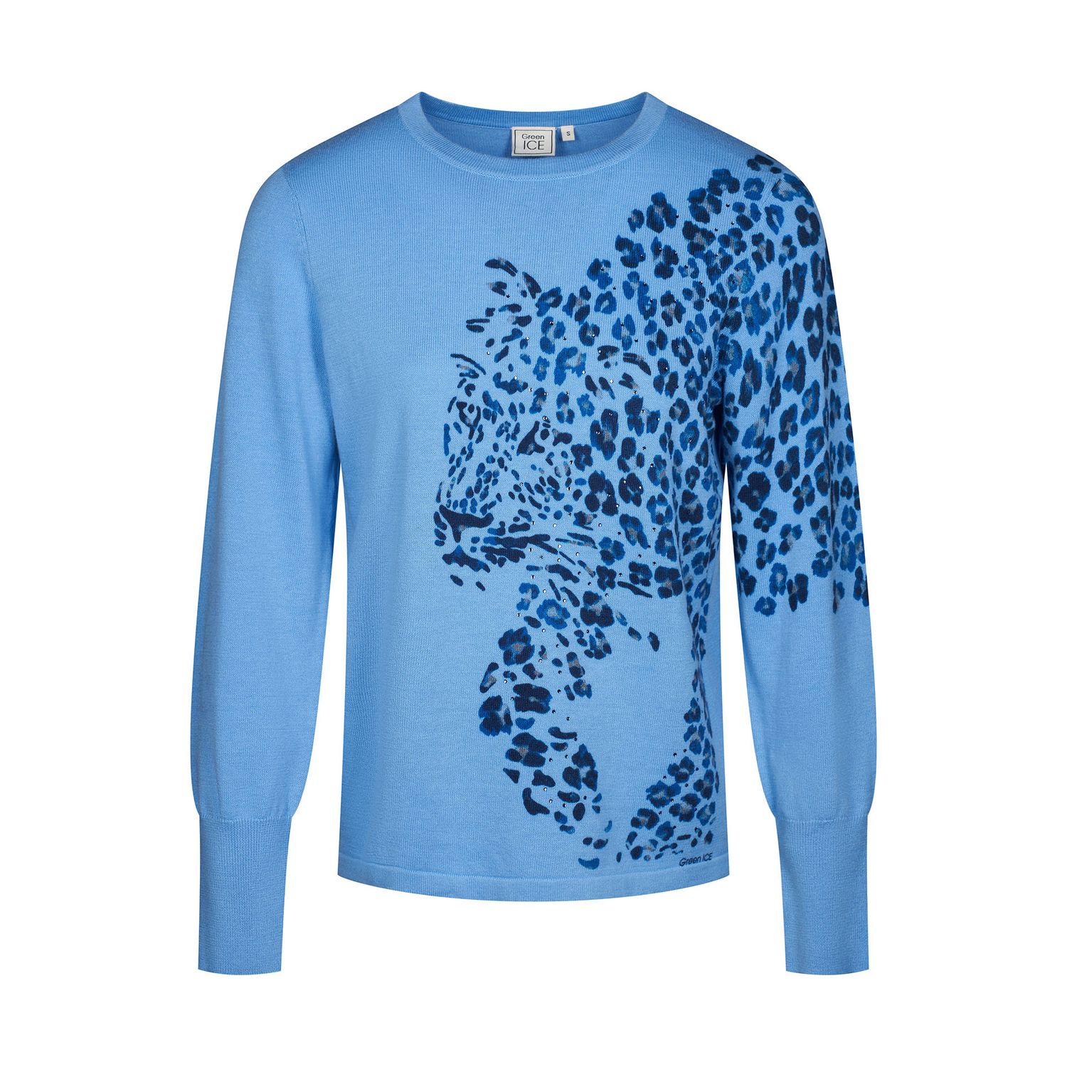 PULL VAN GREEN ICE AMIEE  Blue