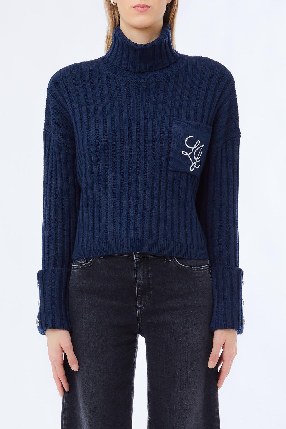 PULL VAN LIU JO MF5051-MA51I 93932 NAVEL BLUE