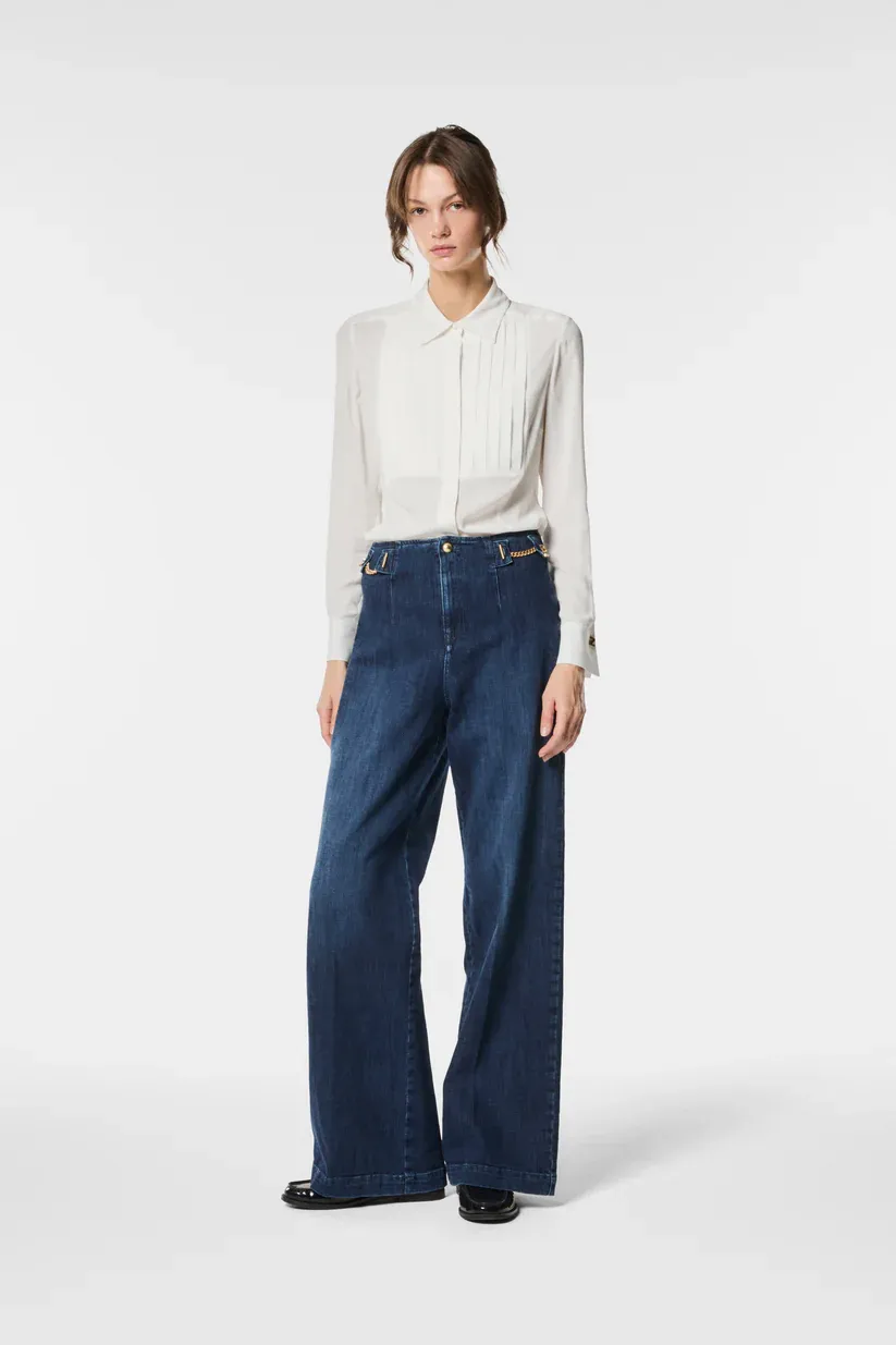 BROEK VAN NENETTE 40BB-STAFF 0473 LAVAGGIO BLU SCURO