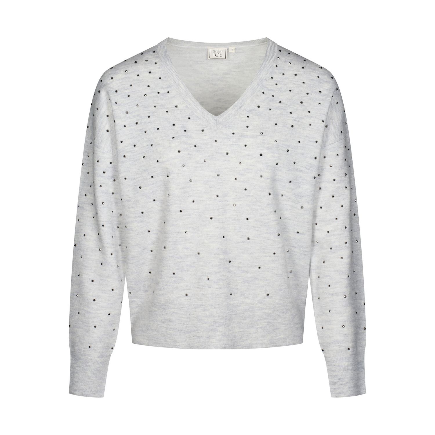 PULL VAN GREEN ICE APULIE  Lt Grey