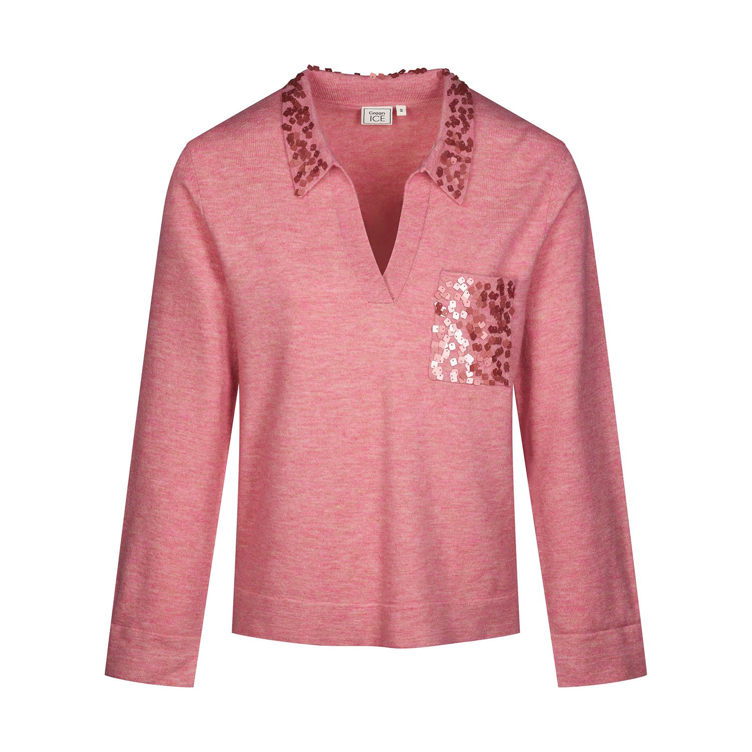 PULL VAN GREEN ICE ANSLIE  Rose