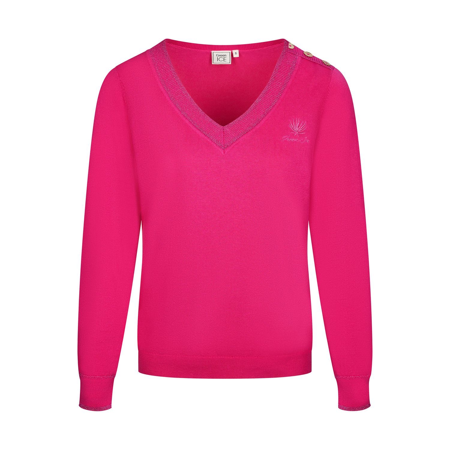 PULL VAN GREEN ICE ASIMA  Fuchsia
