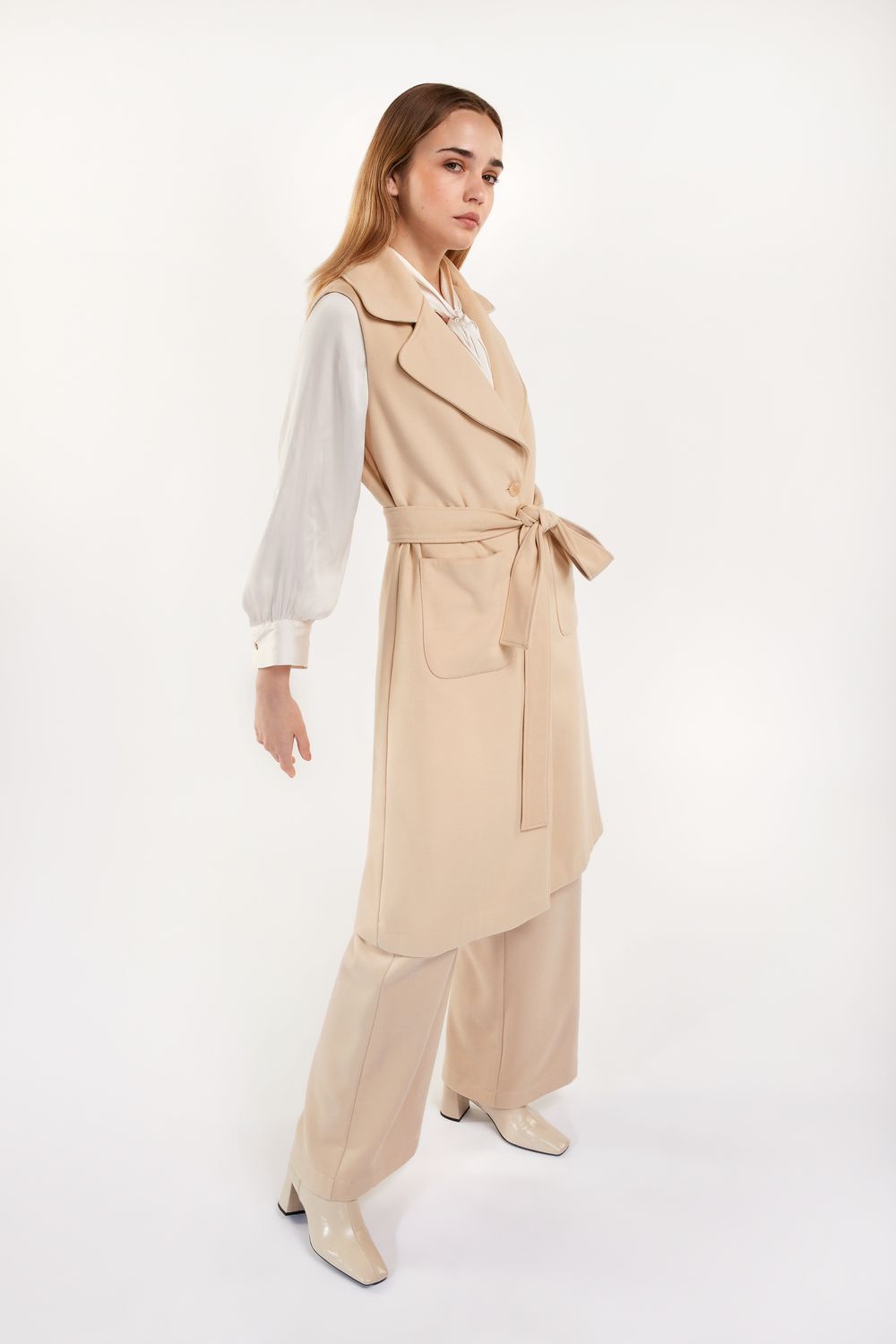 BROEK VAN SENSO S1779BK BLANA BEIGE