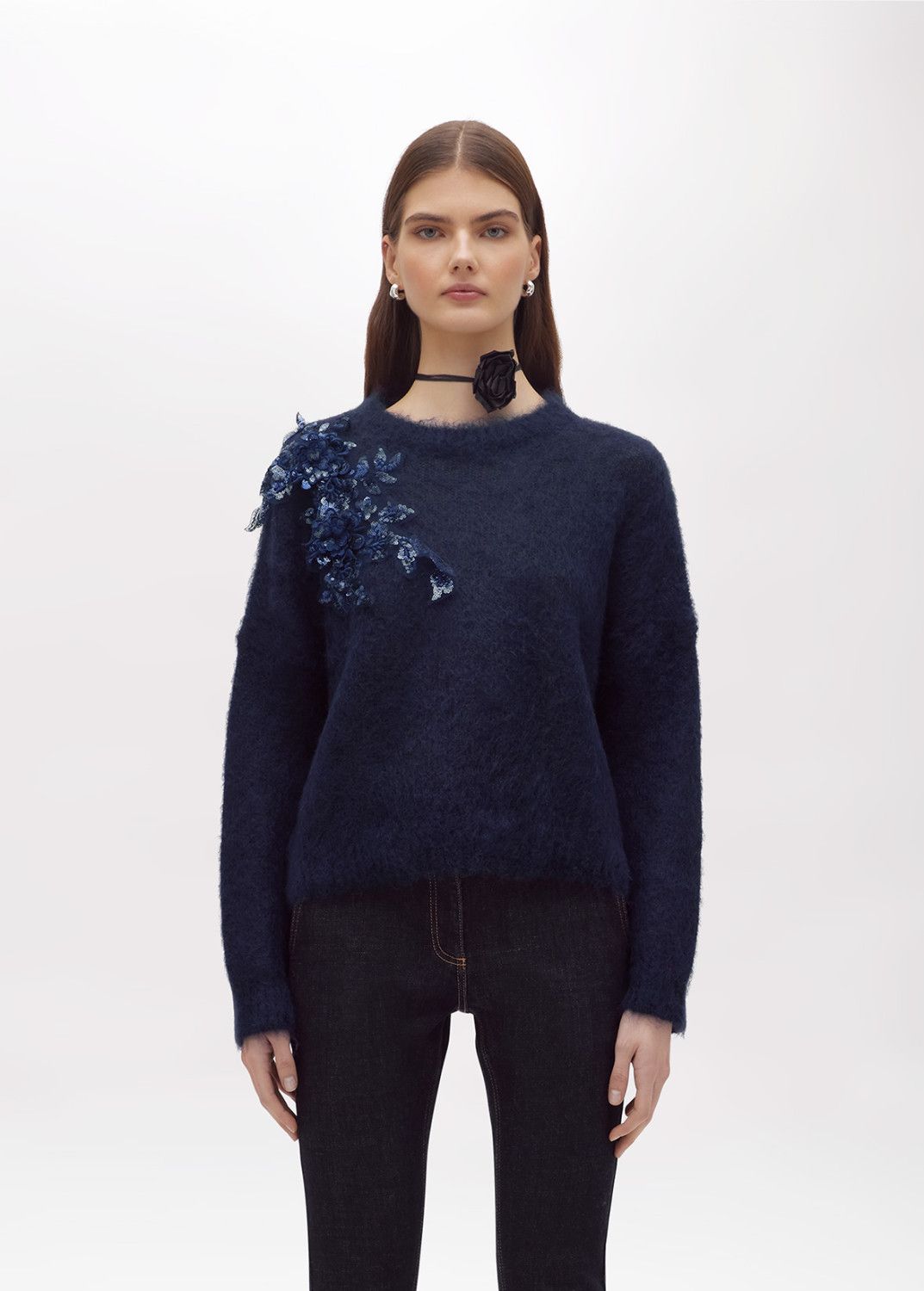 PULL VAN BLUGIRL RF5082 MS037 93812 Deep night