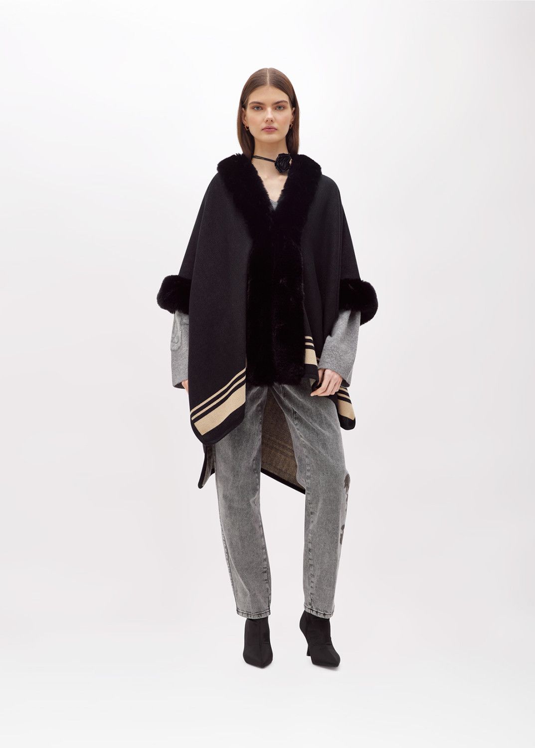 PONCHO VAN BLUGIRL PF5011 T0300 22222 Black