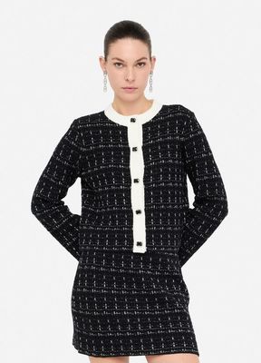 GILET VAN LIU JO MF5520-MA25R P9017 BLACK METAL FANTASY