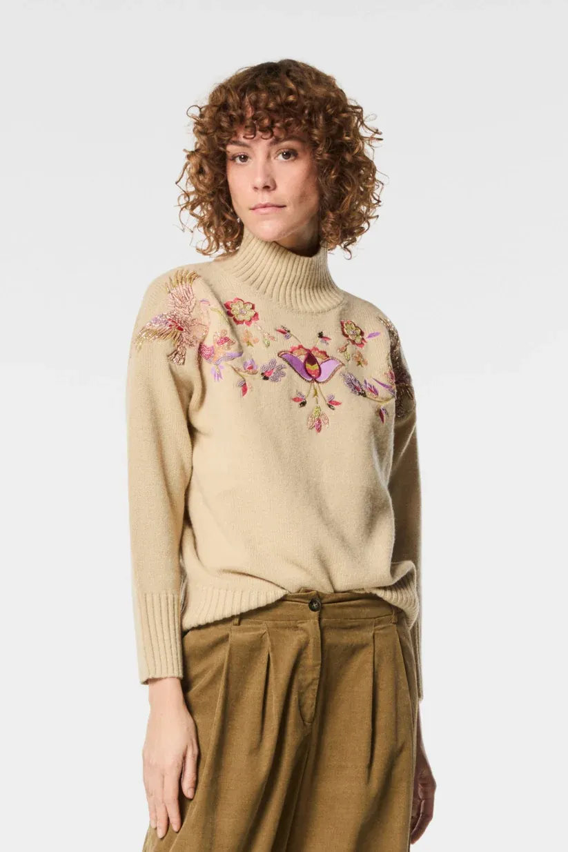 PULL VAN NENETTE 40BB-MARIANNA 0645 CAMMELLO