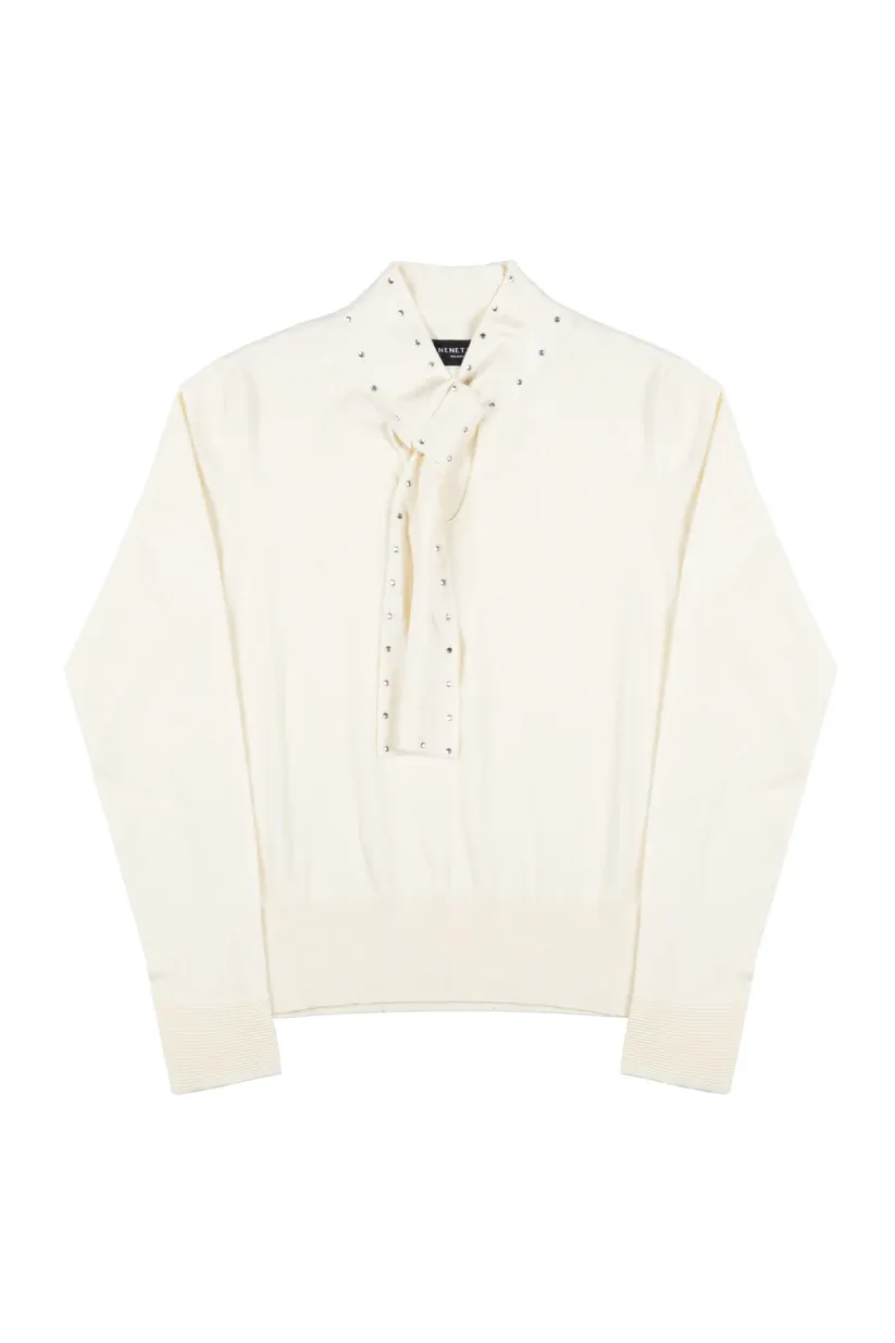 PULL VAN NENETTE 40BB-MAESTRALE 0004 AVORIO