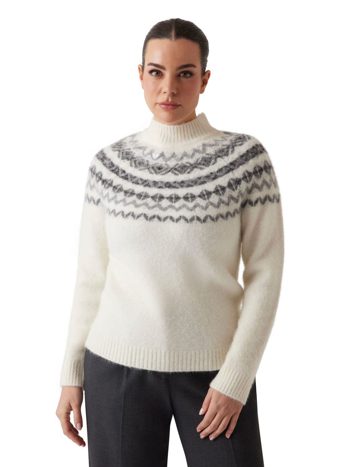 PULL VAN MARCIANO BY GUESS 5BGR13 5786Z MCML MACADAMIA MULTI