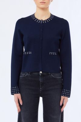GILET VAN LIU JO MF5044-MS49I 93932 NAVEL BLUE