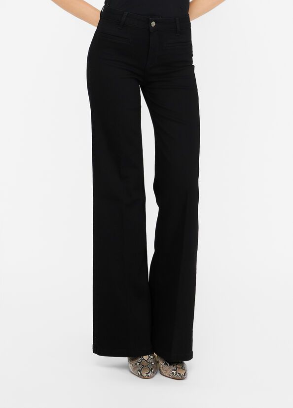 BROEK VAN LIU JO UF5069-DS015 88000 DEN NERO NORMAL WASH