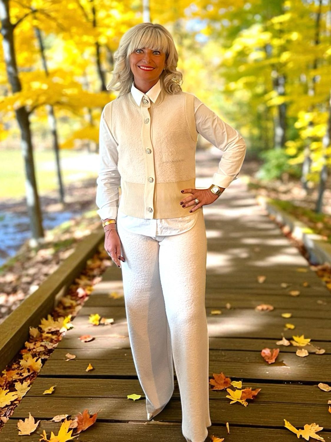 BROEK VAN BLUGIRL RF5237 MA39R 10110 Buttercream