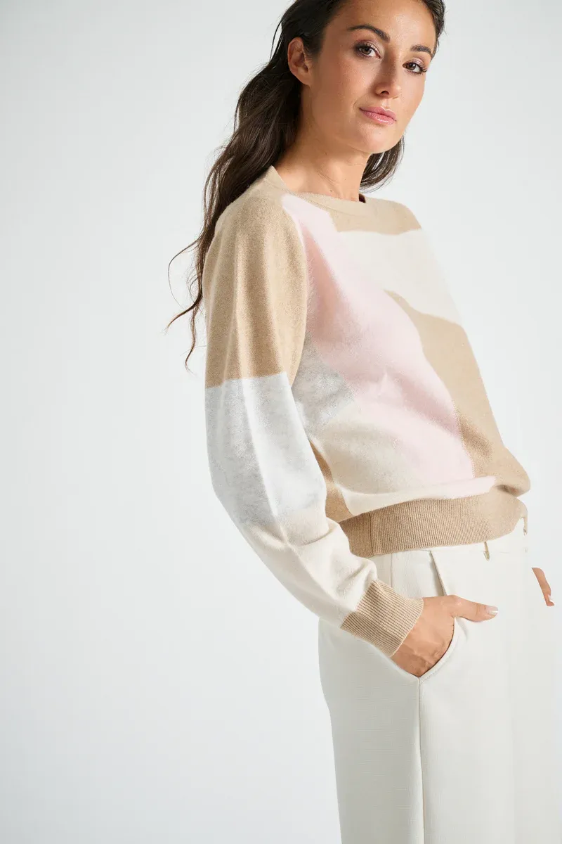 PULL VAN MARIE MERO PU83/WAL+ROS+SIL WALNUT+ROSE