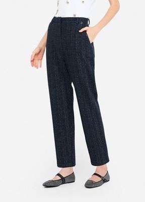 BROEK VAN LIU JO MF5196-J4998 P9114 NAVEL BLUE/SILVER