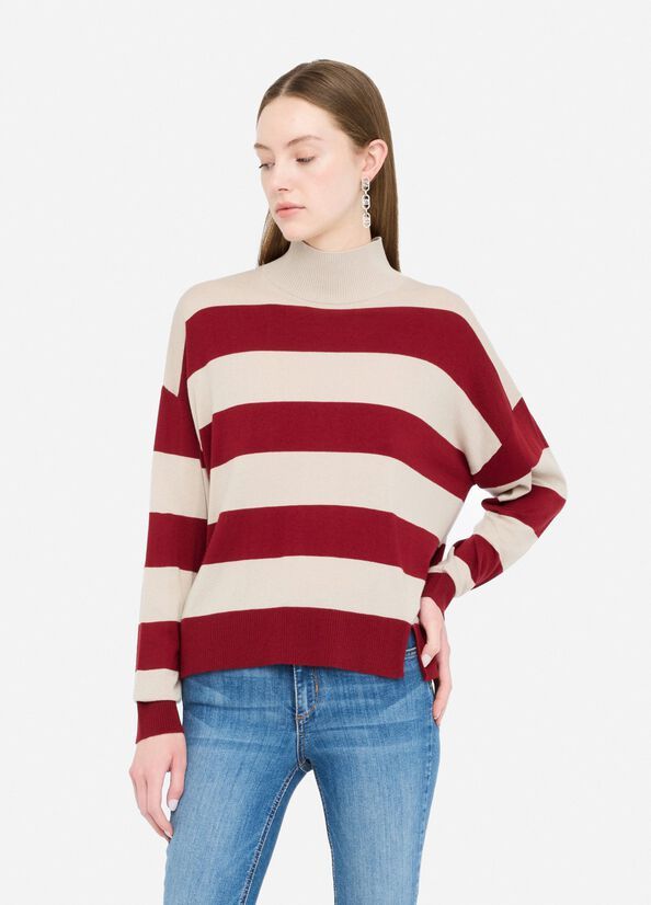 PULL VAN LIU JO MF5399-MA16R C3850 PEPPER/BEIGE SCURO
