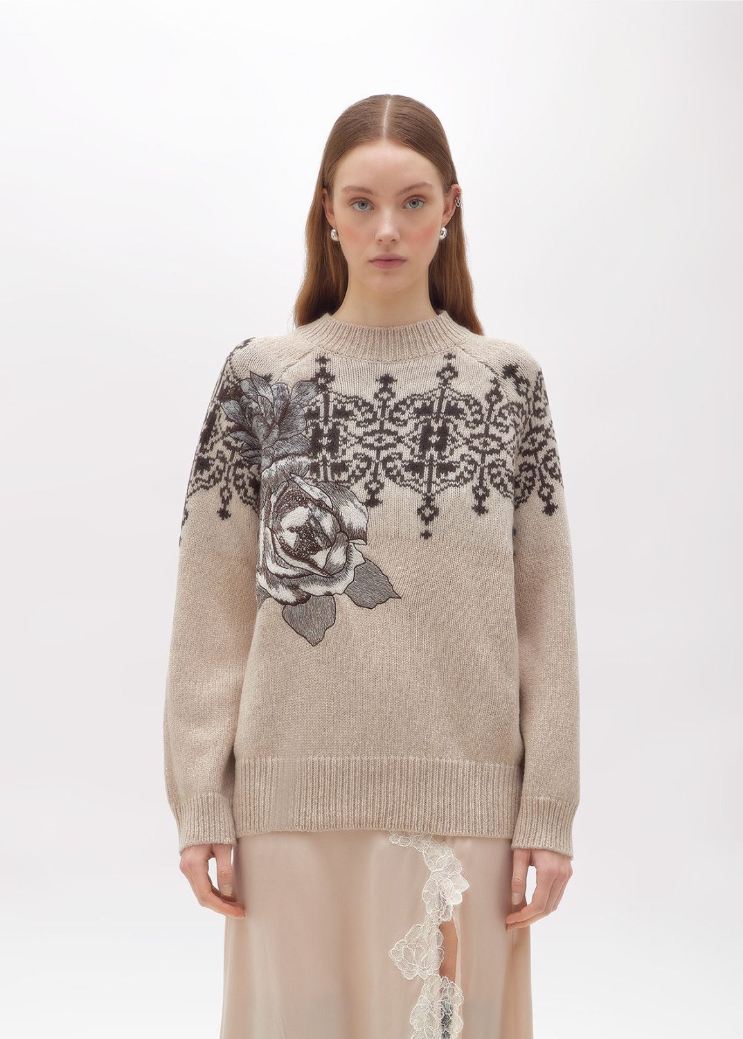 PULL VAN BLUGIRL RF5161 MS038 P9158 SNOWY CREAM