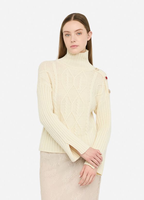 PULL VAN LIU JO MF5425-MS040 20304 NATURALE