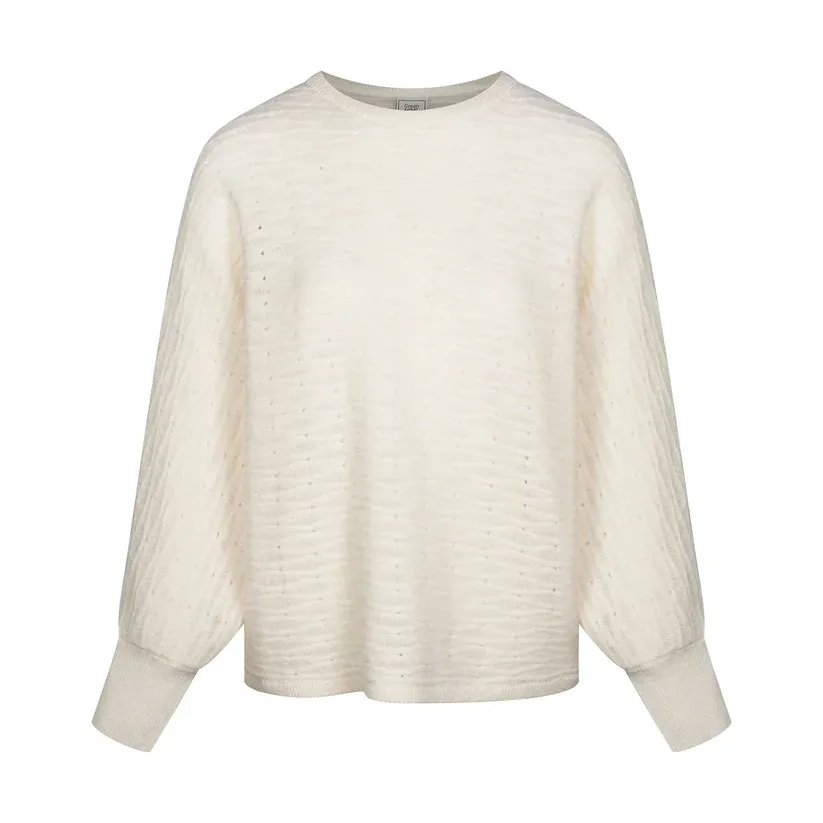 PULL VAN GREEN ICE CLIVIA  Ecru