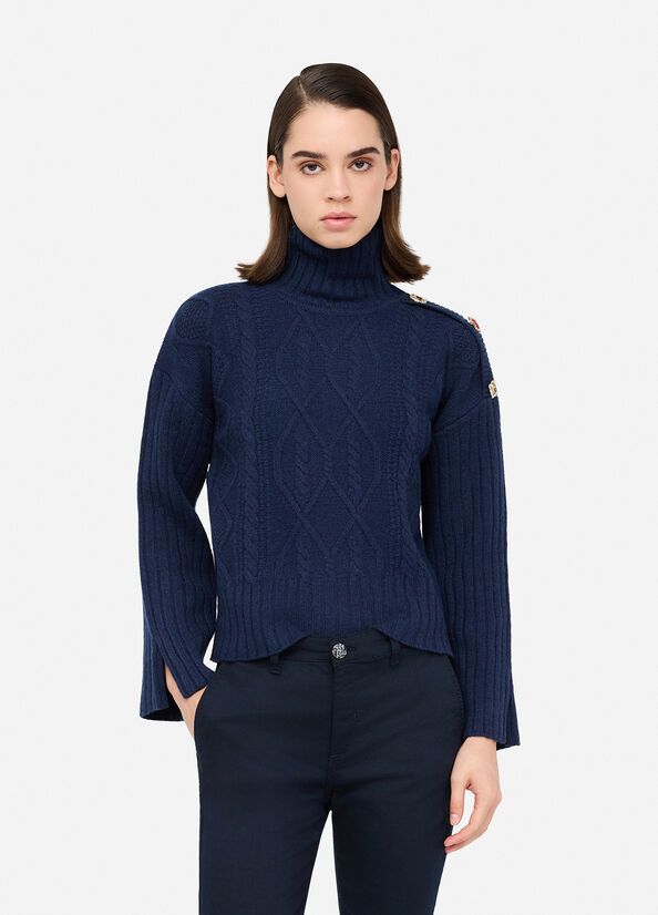 PULL VAN LIU JO MF5425-MS040 93932 NAVEL BLUE