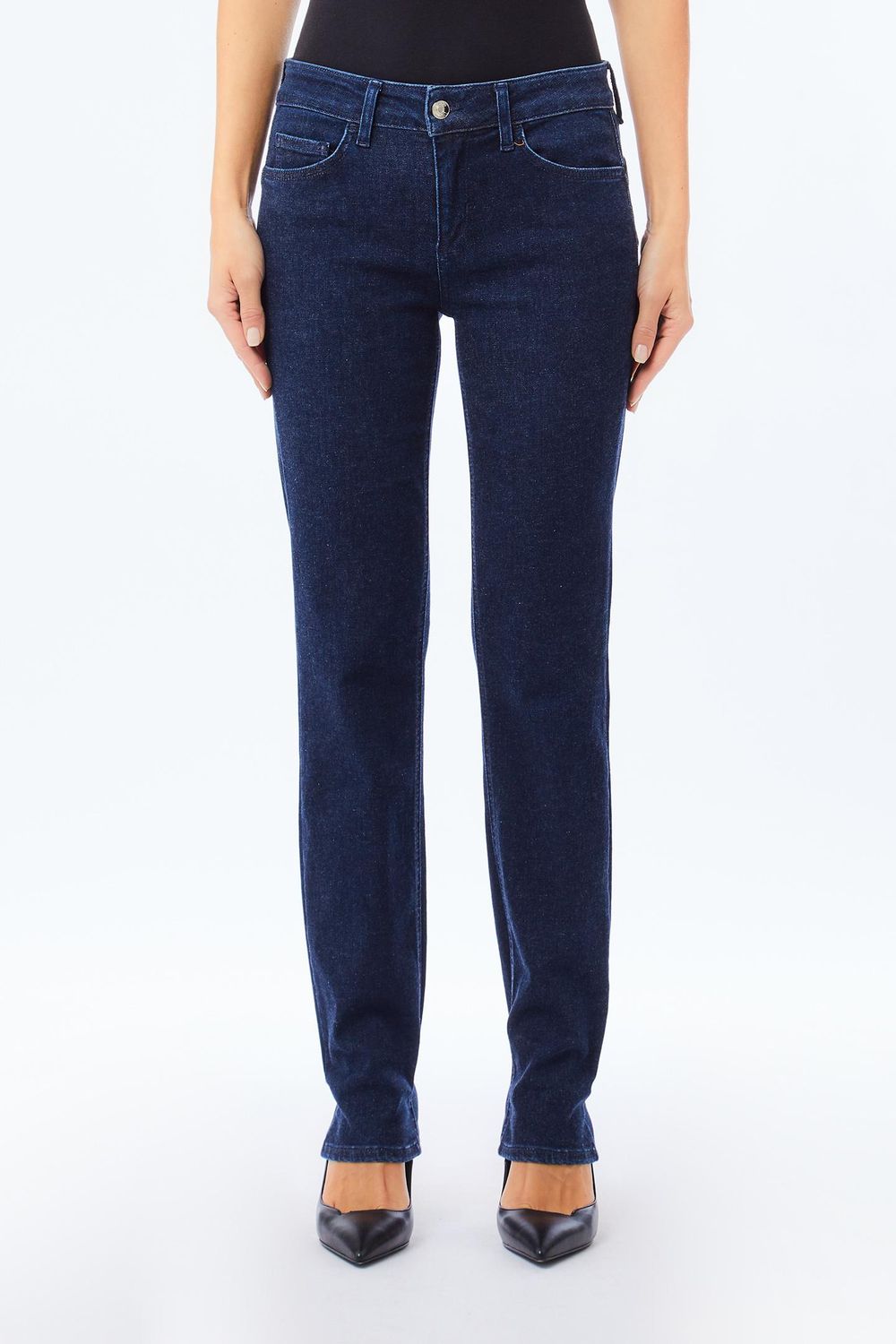 BROEK VAN LIU JO UF5016-D4646 77565 DEN.BLUE GAME WASH