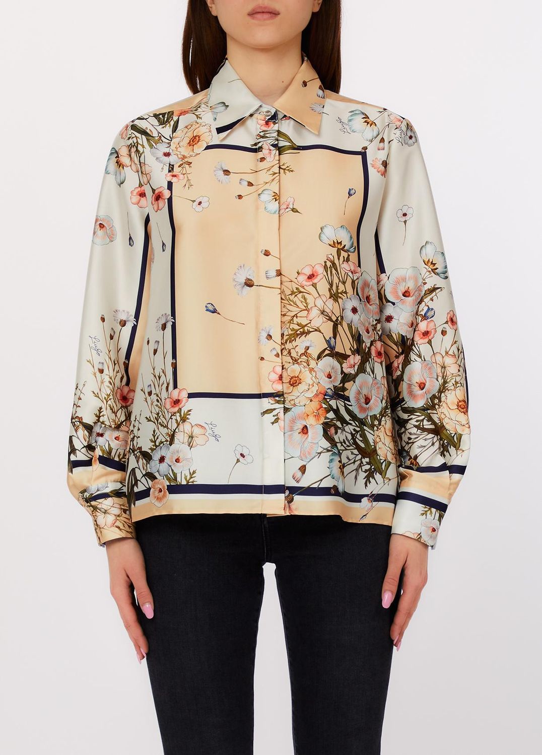 BLOES VAN LIU JO WA6357-T2555 P9547 BLU STR/BLOOM.SMALL