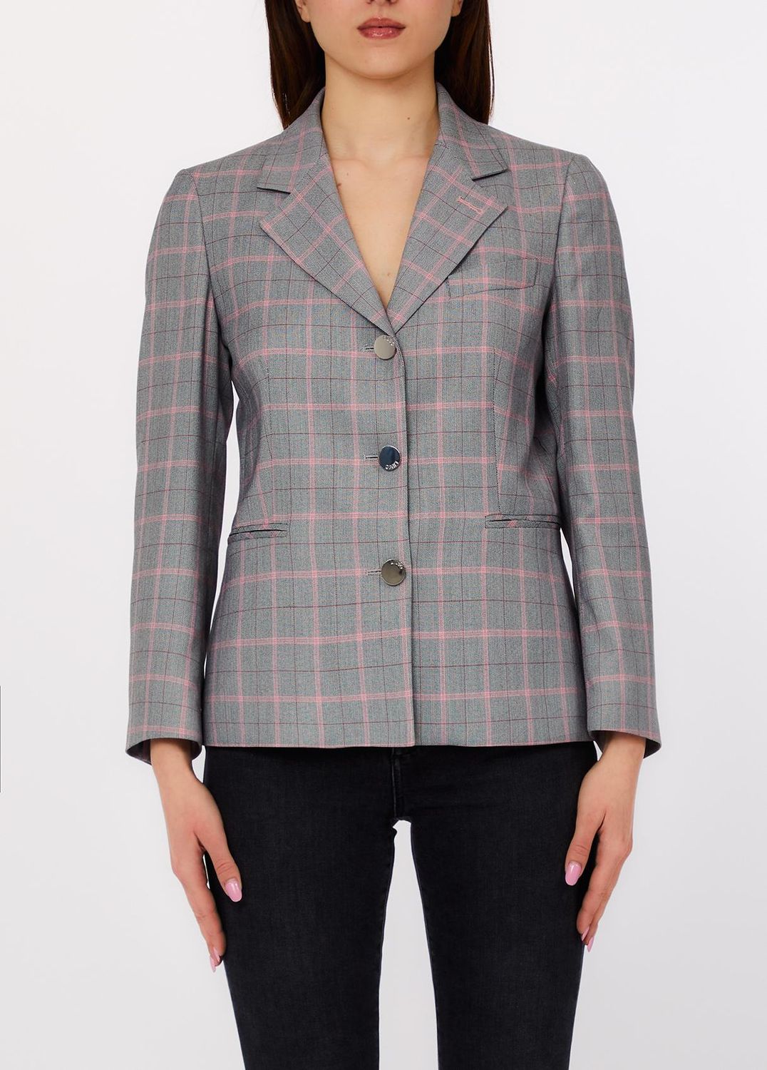BLAZER VAN LIU JO WA6460-T348A P9228 CHECK/PEACHES