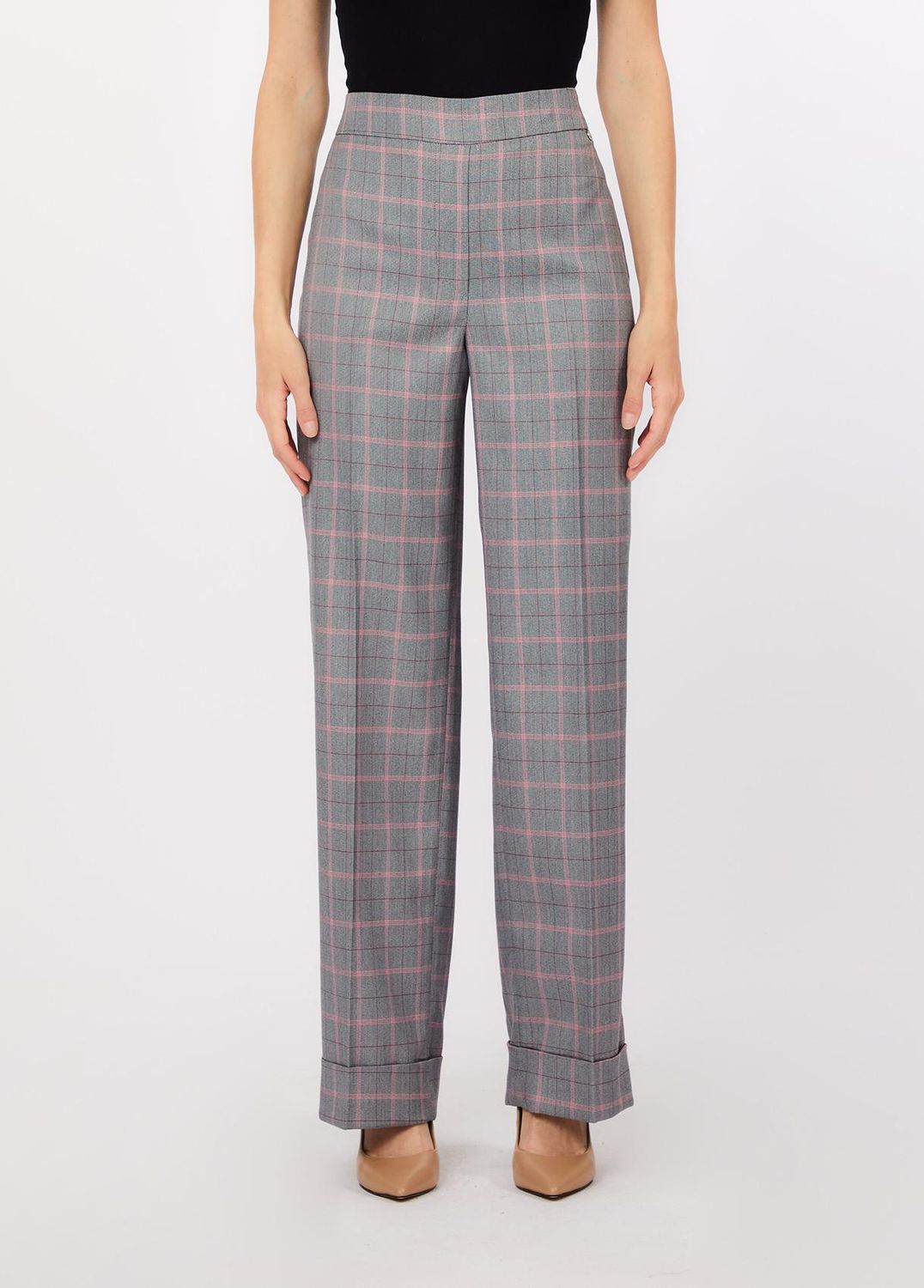 BROEK VAN LIU JO WA6133-T348A P9228 CHECK/PEACHES