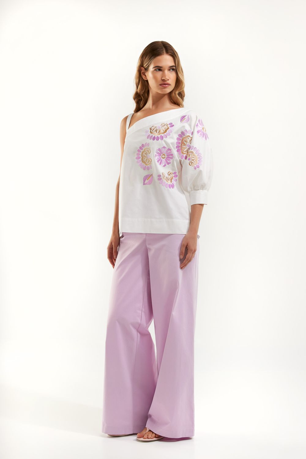 BROEK VAN SENSO S2313BK/X MEYSA LILAC