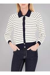 GILET VAN LIU JO TA6214-MS55N C3882 WH.MILK/NT.BLUE SKY