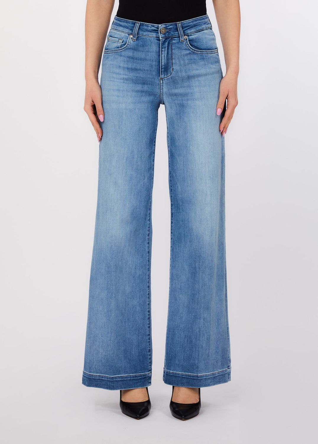 BROEK VAN LIU JO UA6068-DS081 79029 DEN.BLUE AUT.STBL FU