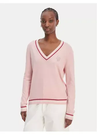 PULL VAN LIU JO TA6068-MS49I C3898 PETALO/SCARLET/W.MIL