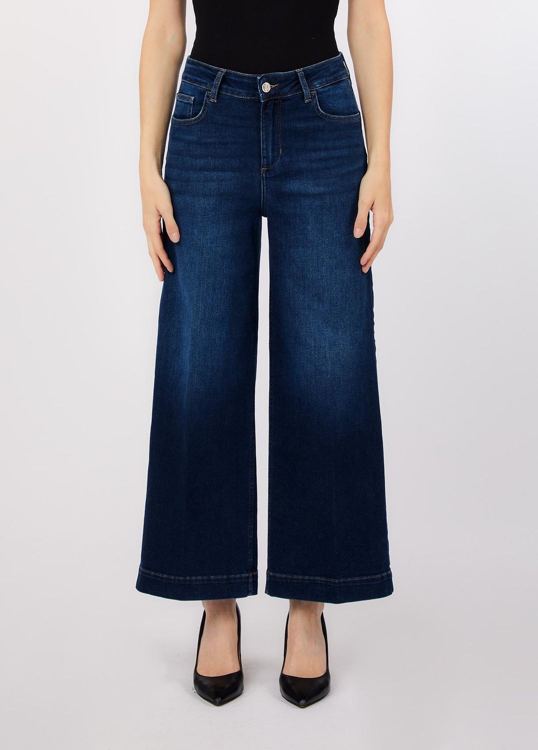 BROEK VAN LIU JO UA6078-D0305 78966 DEN.BLU ROCKET DK.WA