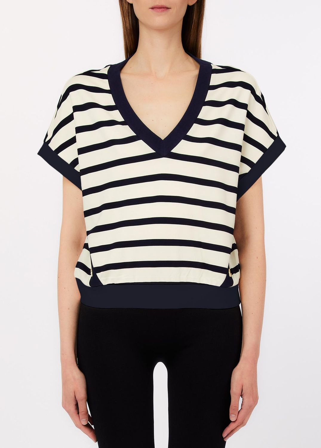 PULL VAN LIU JO TA6084-J3867 C3882 WH.MILK/NT.BLUE SKY