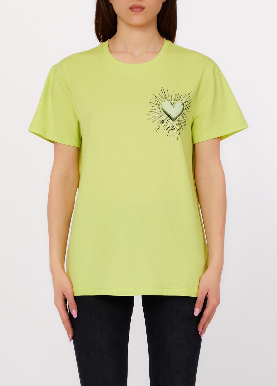 T-SHIRT VAN LIU JO WA6163-JS904 P9267 EXOTIC GREEN CUPID