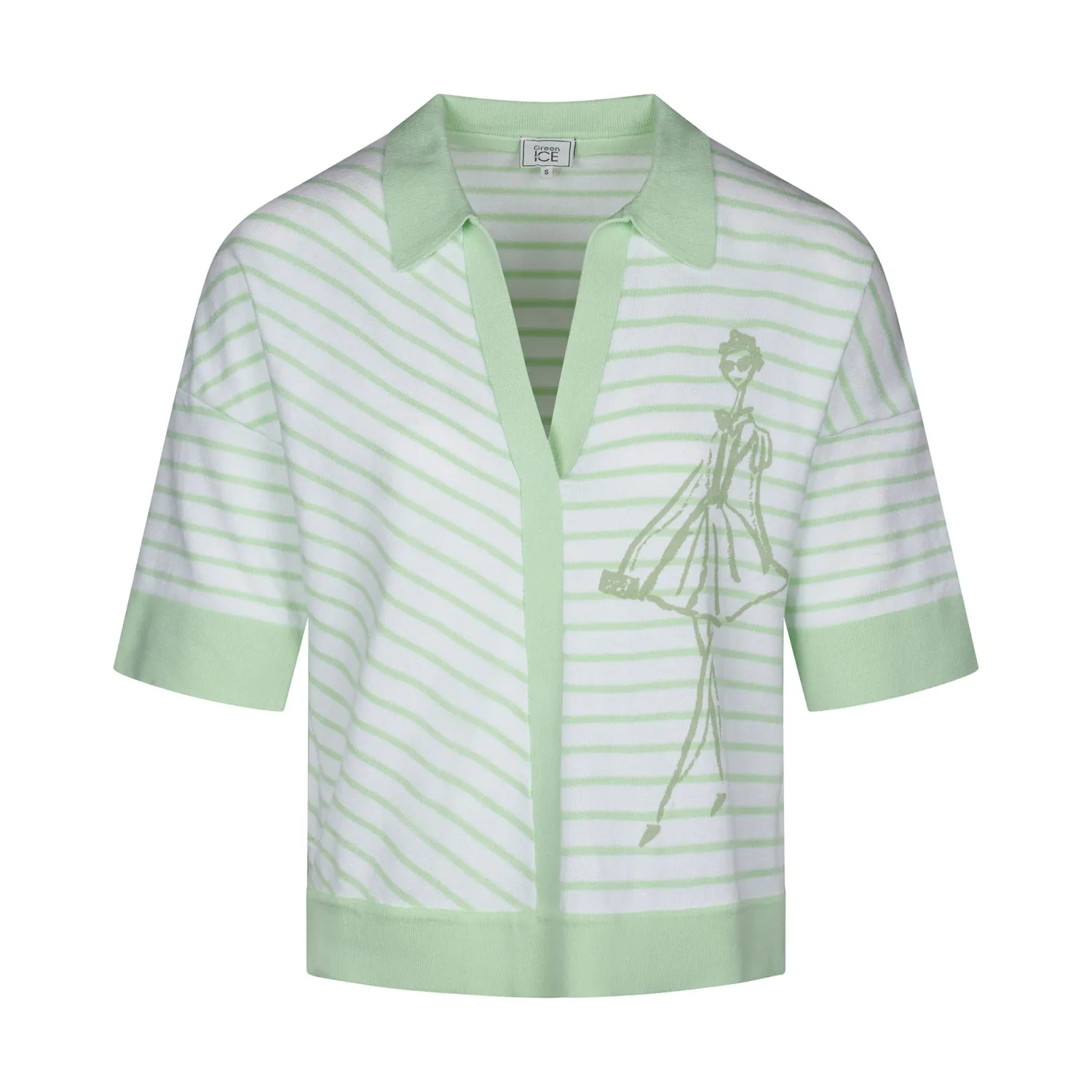 PULL VAN GREEN ICE BISQUIT  Olive