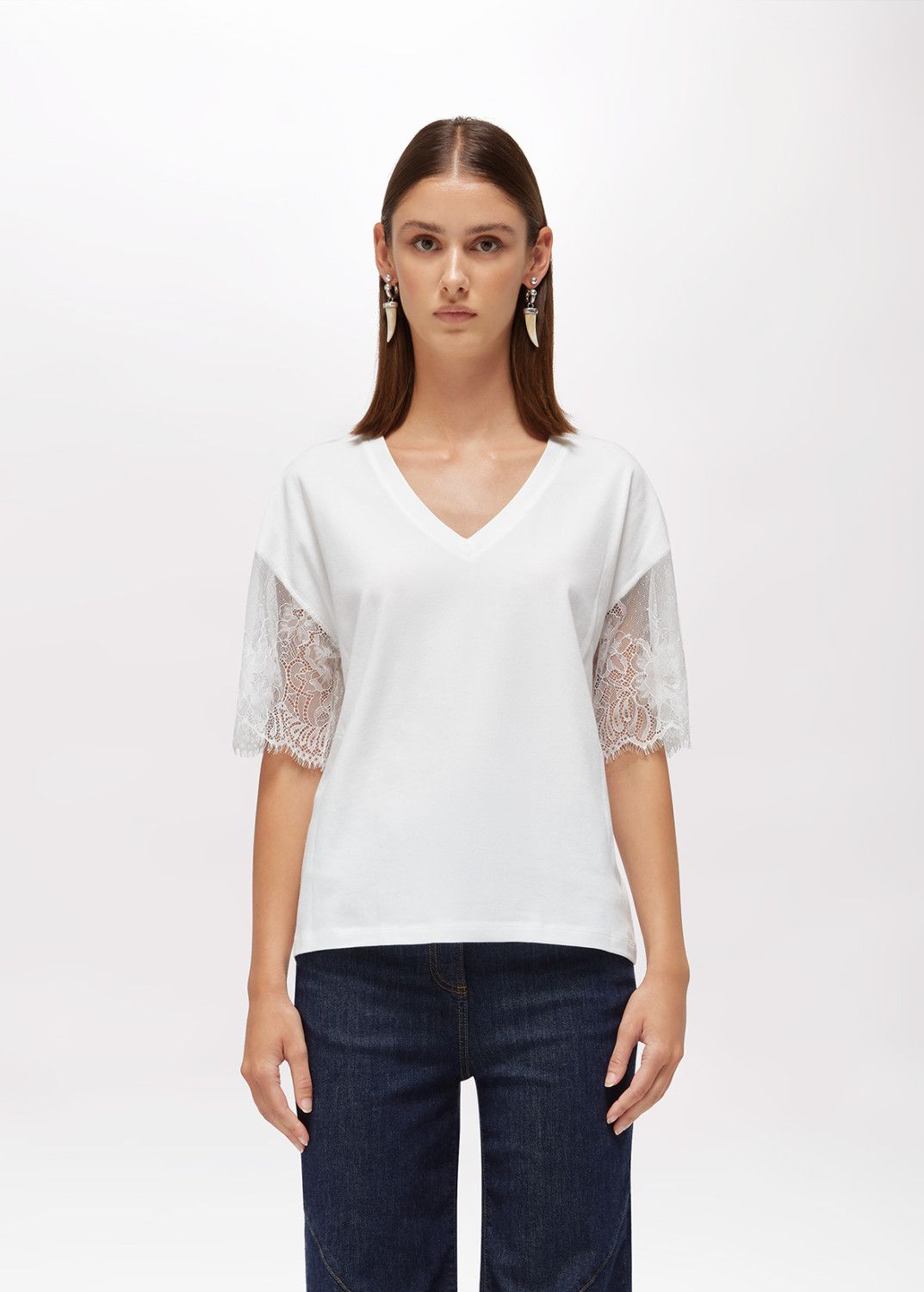 T-SHIRT VAN BLUGIRL RA6132 J5003 11111 Bianco ottico
