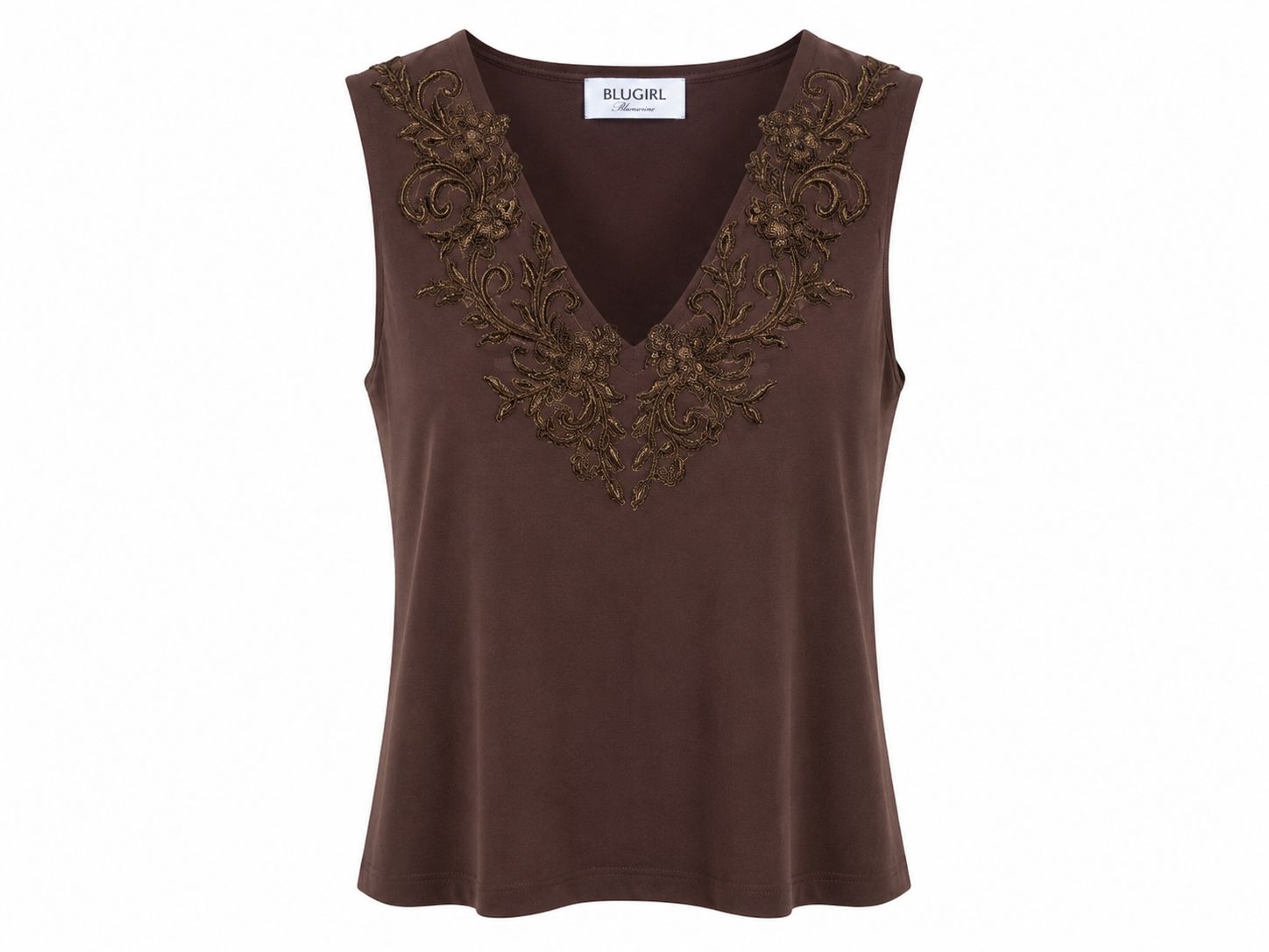 TOP VAN BLUGIRL RA6152 J5003 90913 Fondente