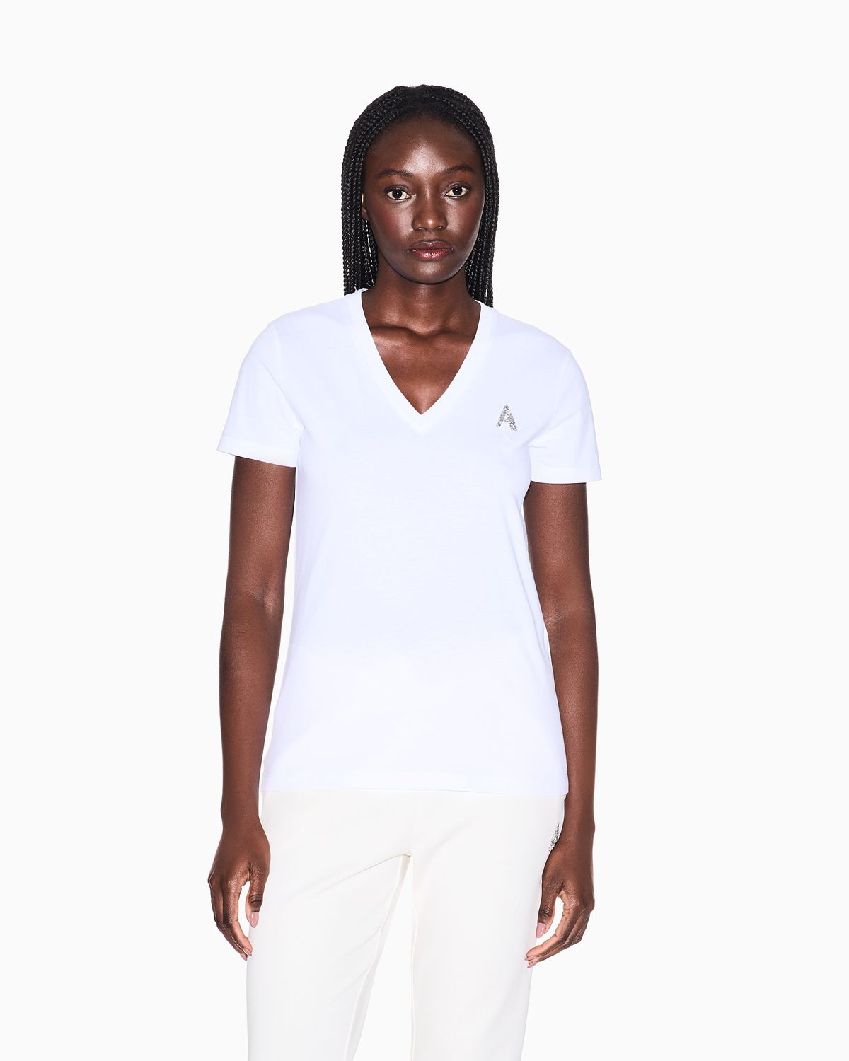 T-SHIRT VAN ARMANI XW002330 AF10356 U0002 OPTIC WHITE