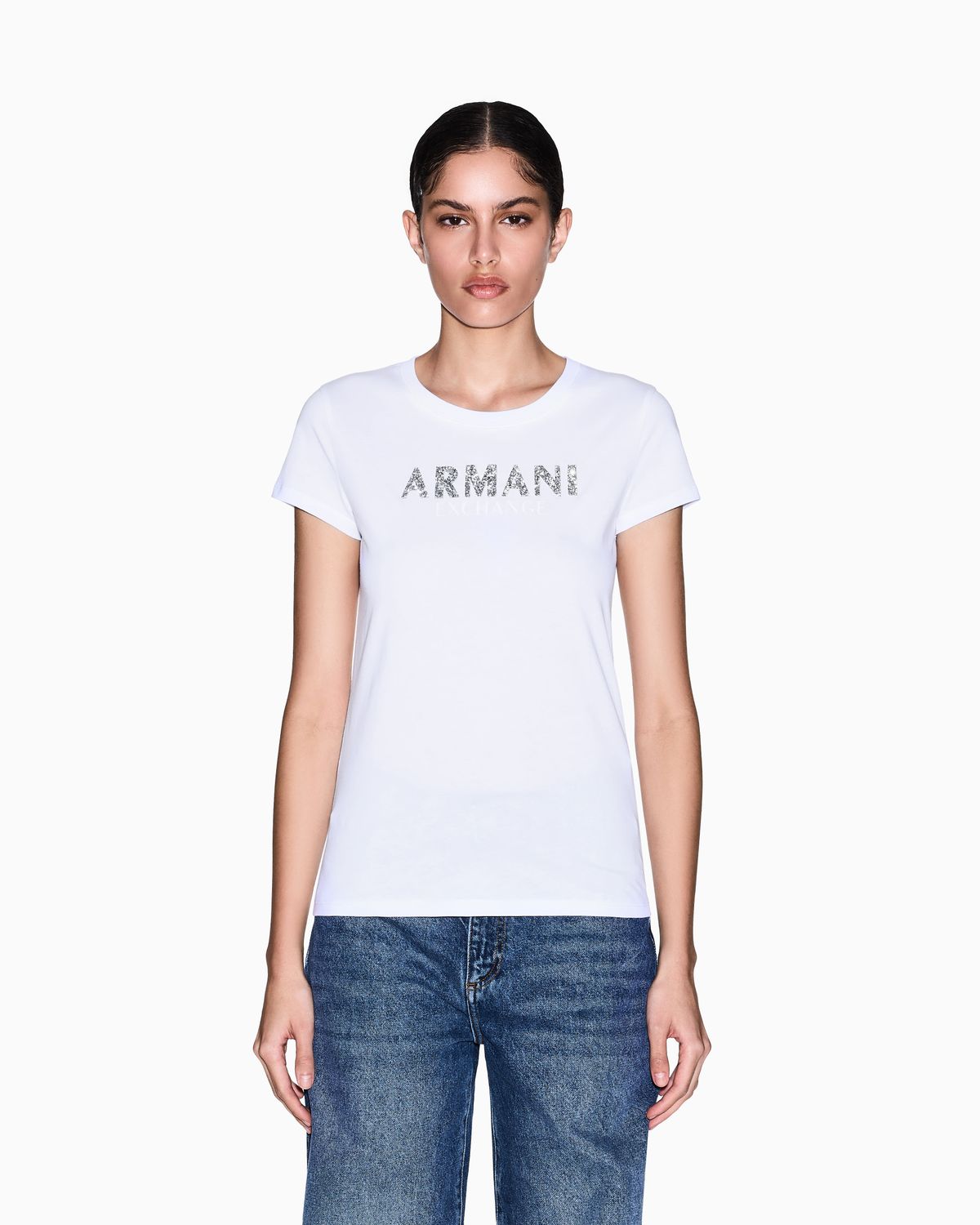 T-SHIRT VAN ARMANI XW002106 AF10356 U0002 OPTIC WHITE