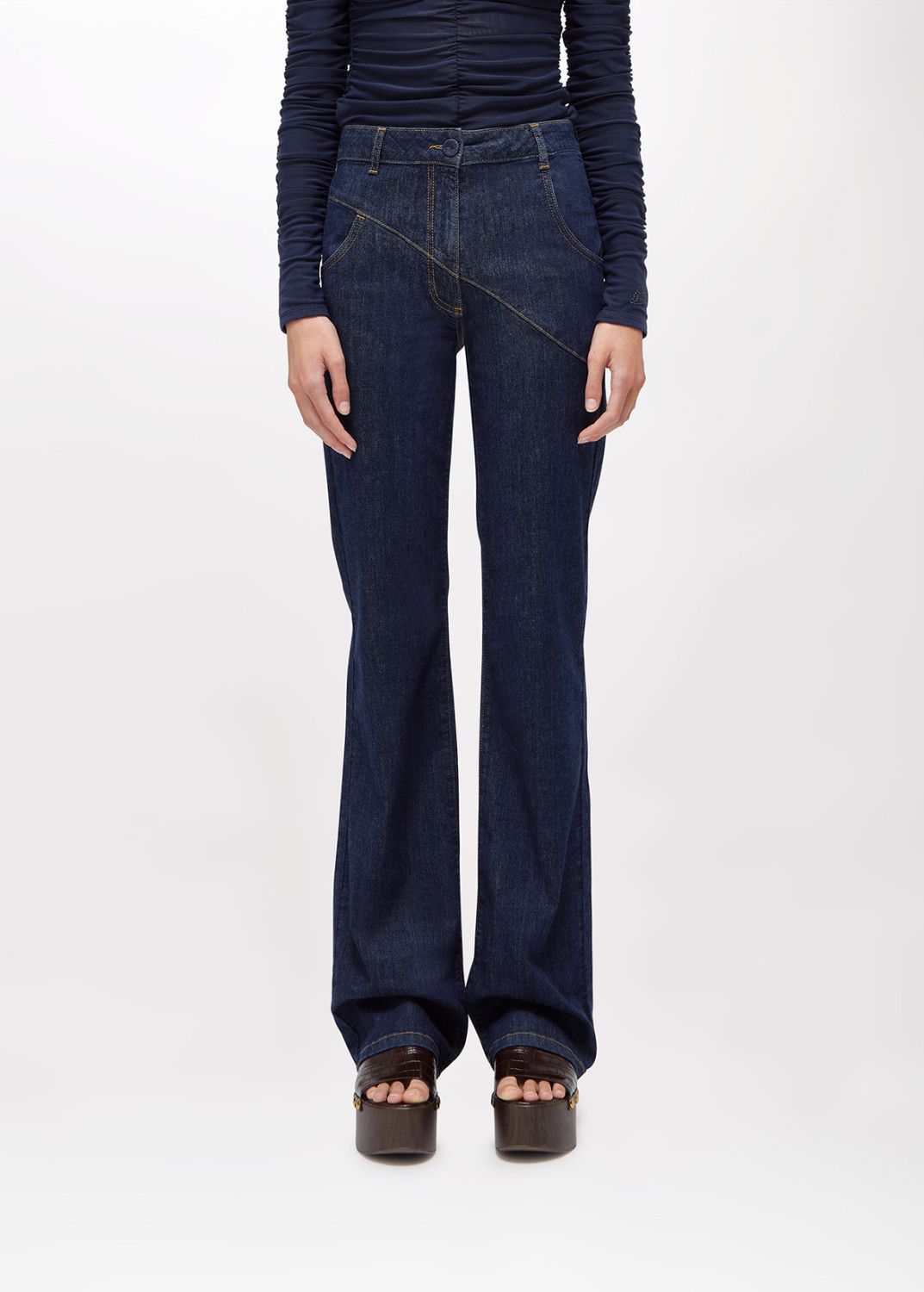 BROEK VAN BLUGIRL RA6068 D4992 77951 Den.Blue dark wash