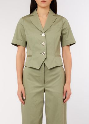 VEST VAN LIU JO CA6320-T4691 P9639 GREEN PEPPERMINT