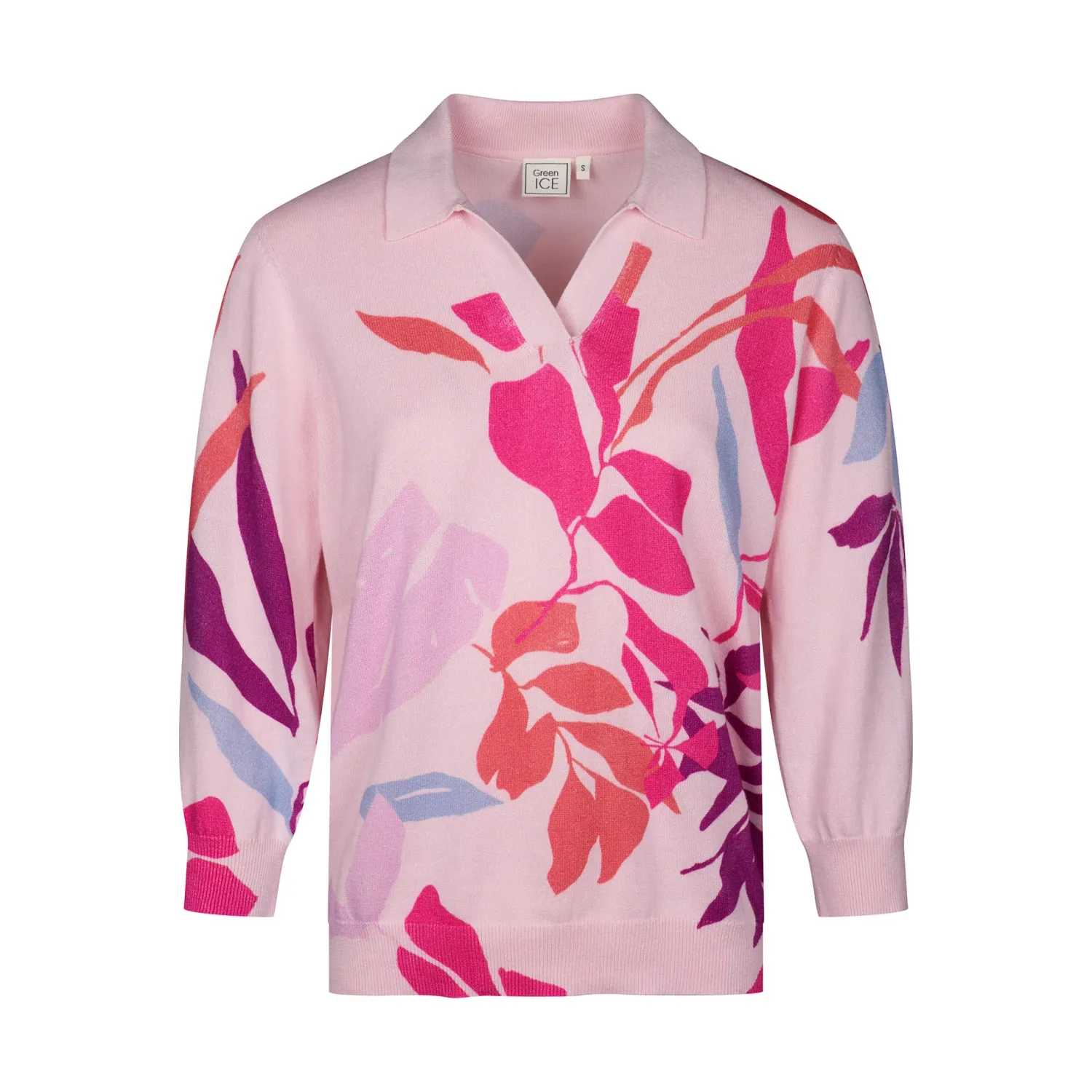 PULL VAN GREEN ICE ROOS  Lt Pink
