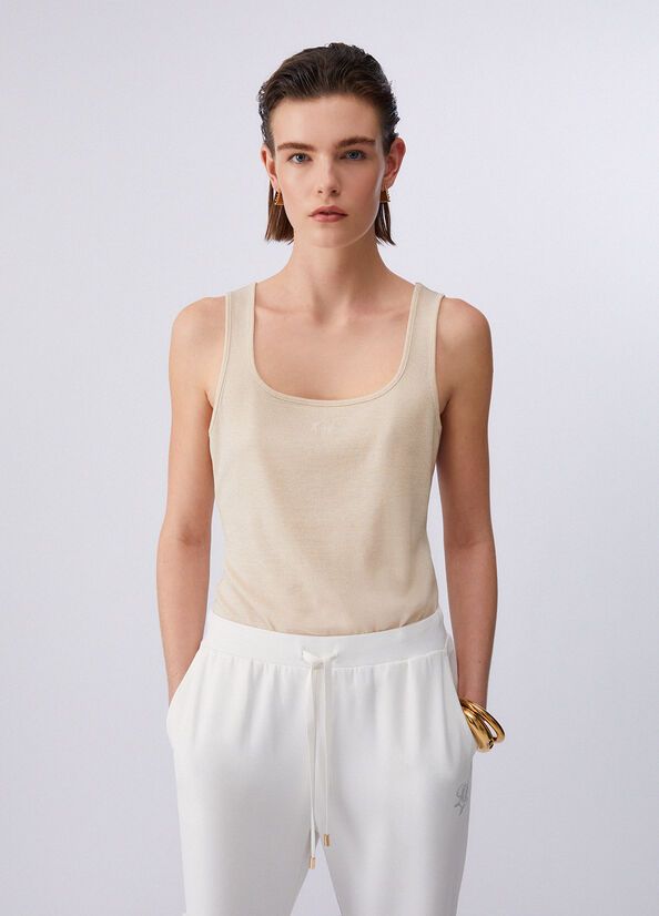 TOP VAN LIU JO TA6173-J3845 X0659 WARM CHAMPAGNE