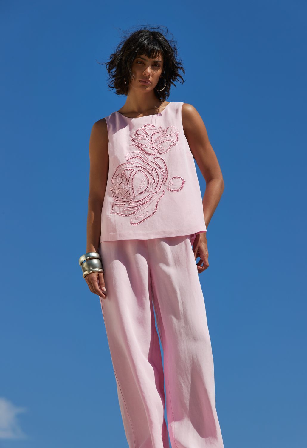 BROEK VAN ATMOS A1805BK/R EMBER BLUSH