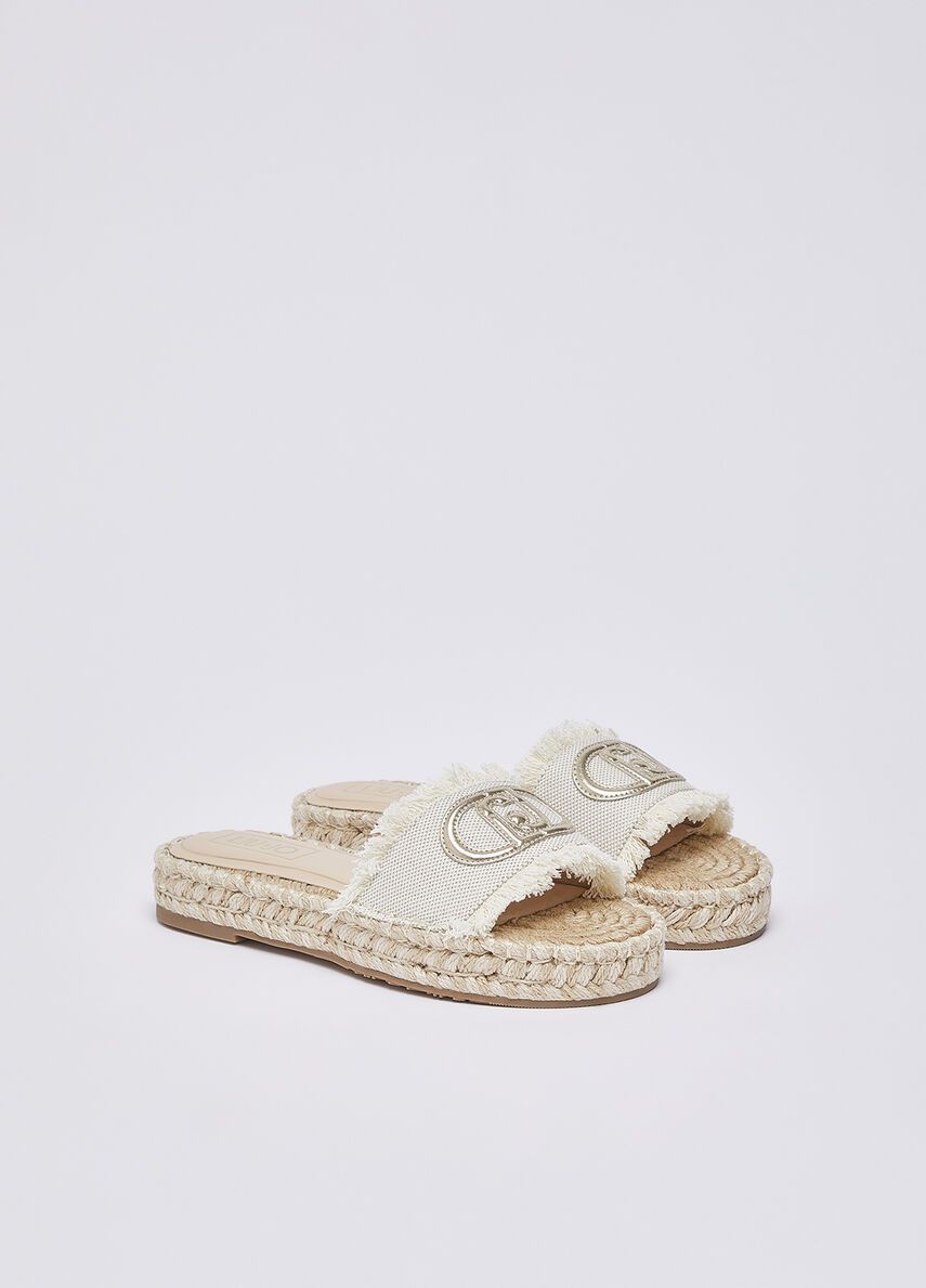 SLIPPERS VAN LIU JO SA6099TX536S4150 METALLIC NATURAL/LIGHT GOLD