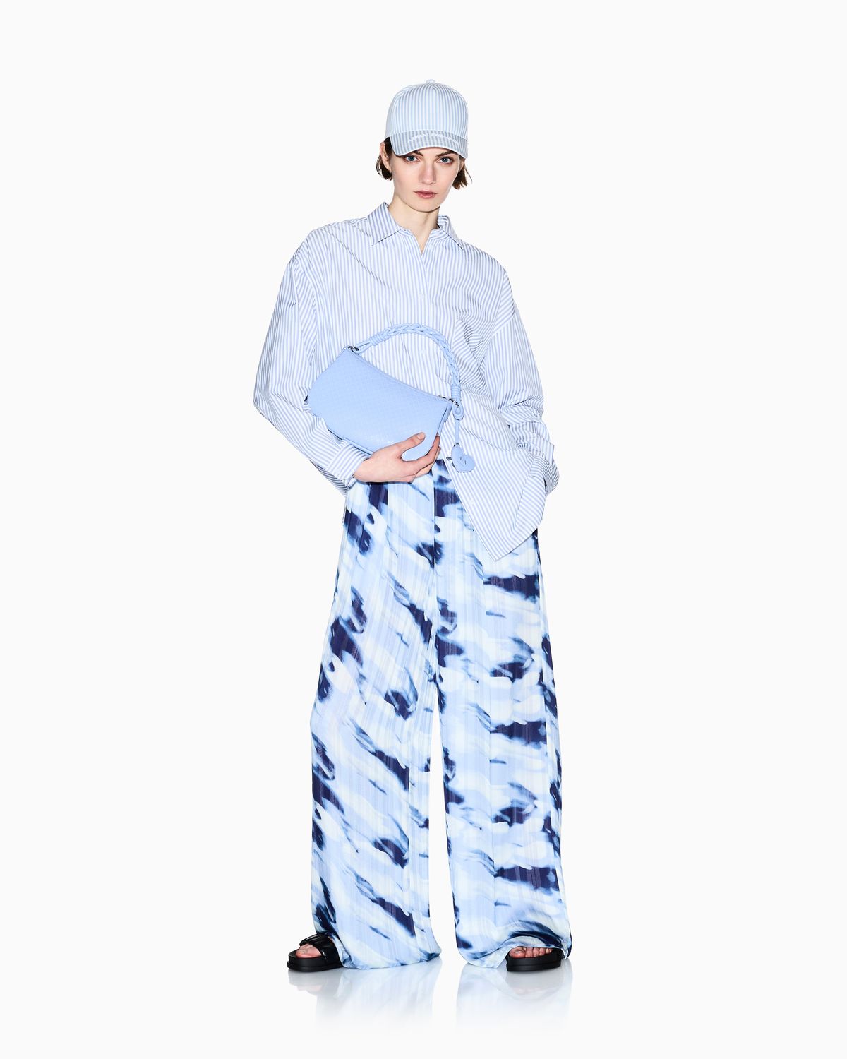 BROEK VAN ARMANI XW001752 AF21550 FB250 AQUA PRINT