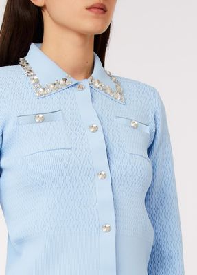GILET VAN LIU JO CA6020-MS55N P9580 CIELO AZUR