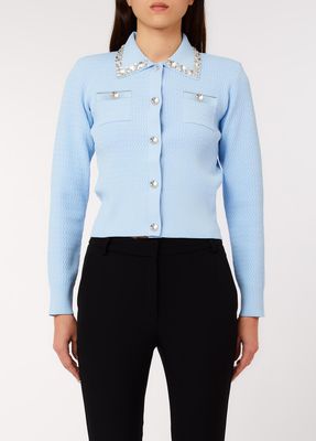 GILET VAN LIU JO CA6020-MS55N P9580 CIELO AZUR